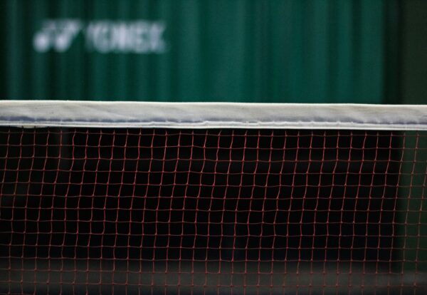 red and white sports net
