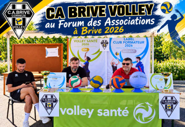 Le CABrive Volley au forum des associations